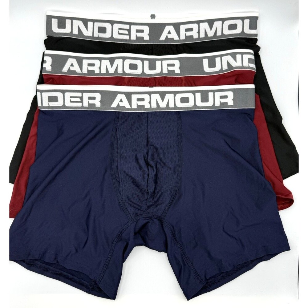 NEW in Box Men's Under Armour Boxerjock Boxer Brief Size Small (Lot of 3)